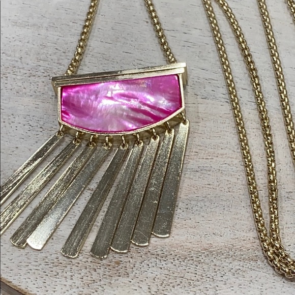 Kendra Scott Long Pendant Ellen Necklace, NWT - Picture 2 of 4